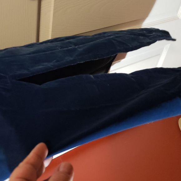 Old Navy Blue Velvet Maxi Dress - Picture 5 of 11